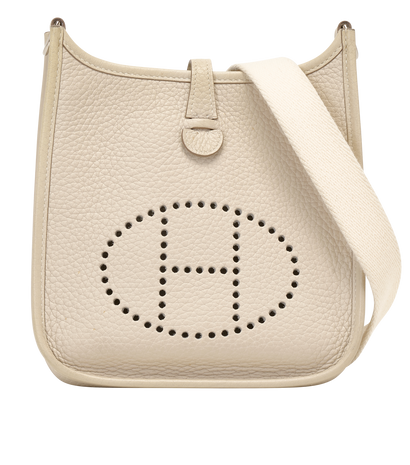 Evelyne 16 Amazone In Clemence Craie, &pound;2,200, Handbags, Beige, Leather, Front view